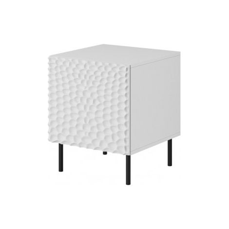 Cama-mueble HOLE mesita de noche blanca 44 cm (1/4)