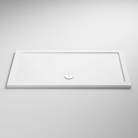 Nuie Pearlstone White Rectangular Shower Tray 1800mm x 900mm (1/5)