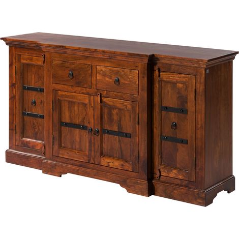 Buffet 160x45 Acacia laqué Nougat OXFORD 902 (1/4)