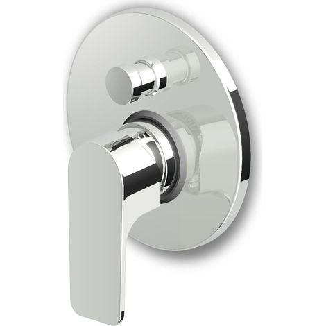 Miscelatore doccia incasso con deviatore cromato Zucchetti WIND (1/2)