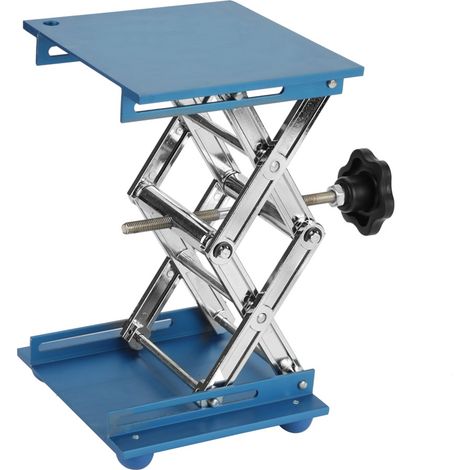 Laborlift aus Aluminiumoxid, Scherenfuß, 150 x 150 x 250 mm (1/5)