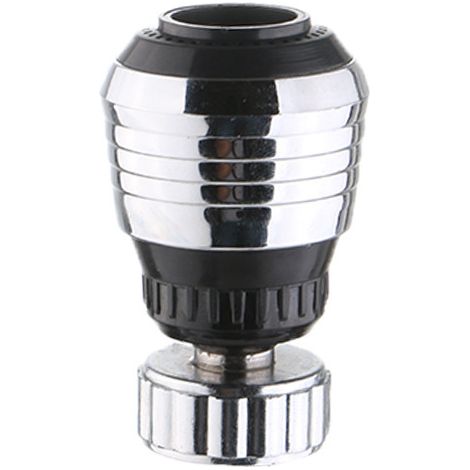 Lot de 2 becs de robinet de cuisine, tête de robinet pivotante à 360°, protège-robinet, aérateur de robinet, adaptateur de robinet