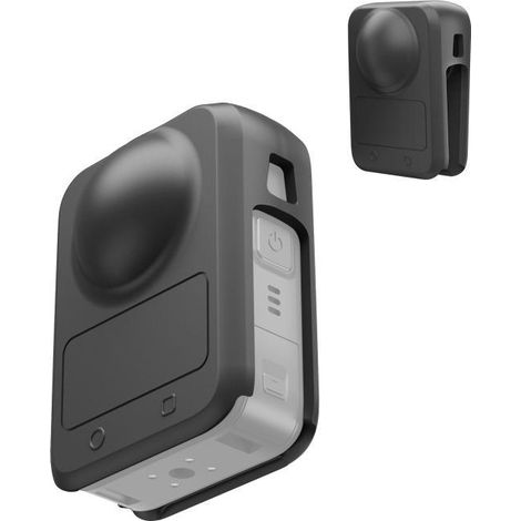 Silicone protective cover for DJI Osmo 360 PULUZ panoramic camera lens, full coverage. (1/4)