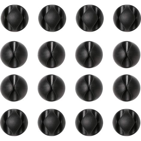Clips Câble Rangements de câbles et serre-câbles Maintient Cache-câbles pour Fils Electriques Charge 16pcs (1/5)
