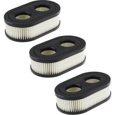 Hippotech 3er-Pack Luftfilterpatronen für Briggs & Stratton 500EX, 550E, 550EX, 625EX, 675EXI, 725EXI, Eco-Plus 575EX-Serie, Motoren 4247, 5432 und 5432K für Lawnboy Rasenmäher (1/3)