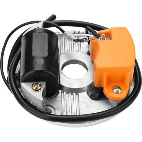 Bobine d'allumage pour débroussailleuse Stihl 070/090 Métal noir 9x3,3cm Réf. 1106 400 0705 (1/4)