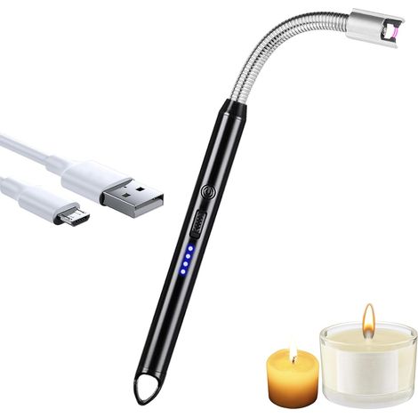 Briquet Électrique Arc, Briquet Électrique(Noir) (1/5)