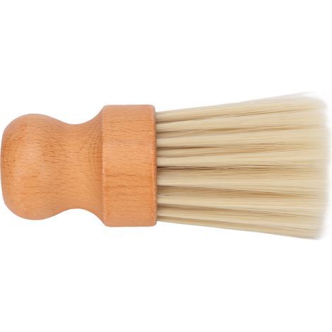 Brosse de Nettoyage pour Rasoir en Poils de Sanglier - Accessoire Barbier pour Salon et Maison (1/5)