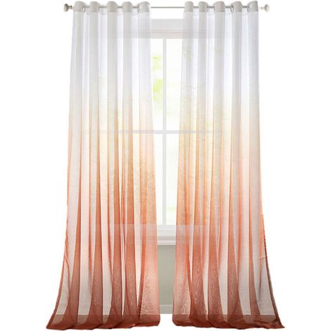 1 Rideau 100x250cm à Imprimé Floral - pour Salon ou Chambre - Décoration de Fenêtre