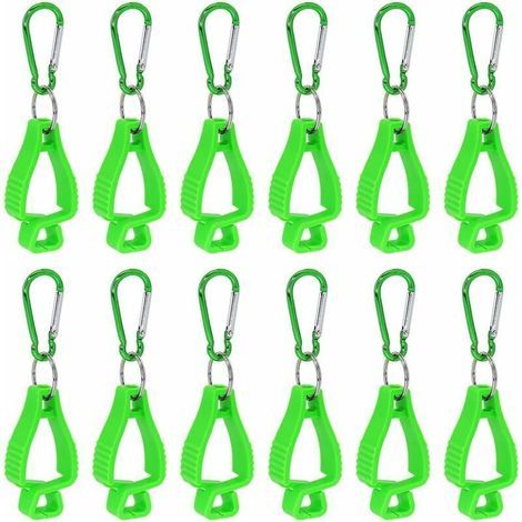 Attache pour gants de chantier – Sangle avec mousquetons métalliques, support pratique et sécurisé pour gants professionnels (1/5)