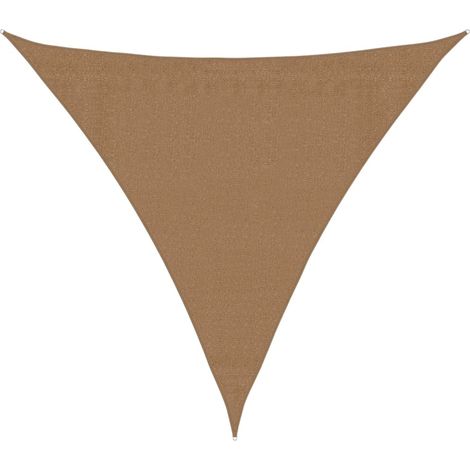 Vela Parasole 160 g/m² Grigio Talpa 3x3x3 m in HDPE vidaXL (1/5)