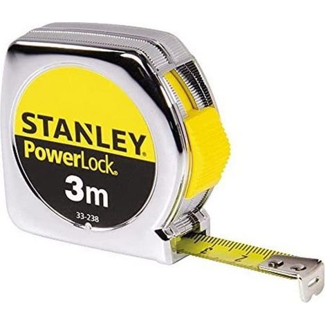 Flessometro stanley 0-33-238- powerlock-3 metri