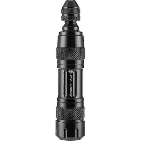 Tubeless-Fahrradreifen-Reparaturset, ultraleichtes Vakuum-Reifenreparaturwerkzeug aus Aluminiumlegierung, passend für Mountainbike und Auto, 3 Reparaturstopfen - JXLGV (1/5)