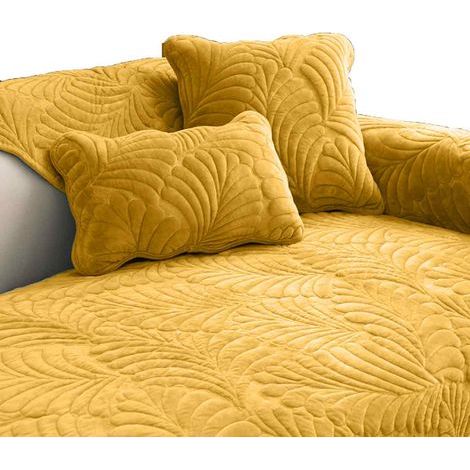 Housse de canapé pelucheuse 1, 2, 3 ou 4 places, ultra douce et chaude, protection d'angle antidérapante, universelle, pour canapé en cuir ou en bois, couverture de protection pour chiens (1/5)