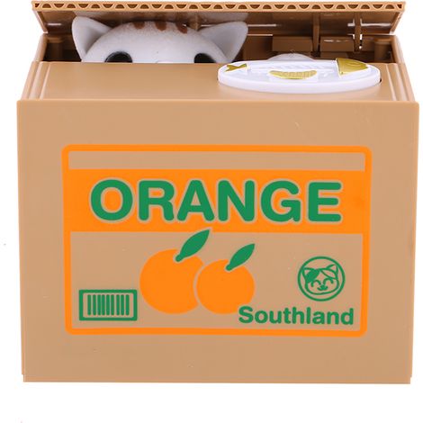 Boutique exclusive FBA : Tirelire chat orange (1/5)