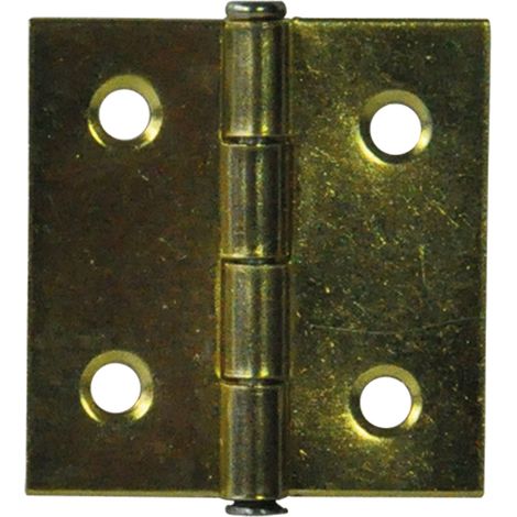 CERNIERA OTTONATA mm. 40x40 - pz. 4  - Blister Koncreto