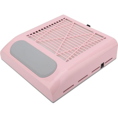 Aspirateur à poussière d'ongles 80 W à forte aspiration pour nail art, 100-240 V (prise UE rose) (1/5)