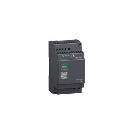Fuente de alimentación regulada 100-240VAC 2.5A monofásica ABLM1A24025 de Schneider