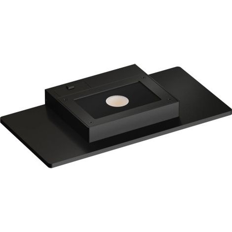 Mini Pla Nera - Applique a led da muro 20W CCT Switch 2700K/3200K/4000K in alluminio, Luce murale verso l'alto - Beneito & Faure