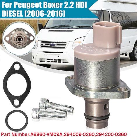 Régulateur de pression de pompe à carburant pour Peugeot Boxer 2.2 HDI Diesel 06-16 (1/5)