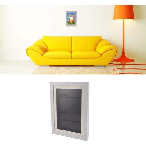 Kinderkunstrahmen – Hochdichtes Polystyrol – Austauschbare magnetische Front – Platz für 50 Zeichnungen (1/5)