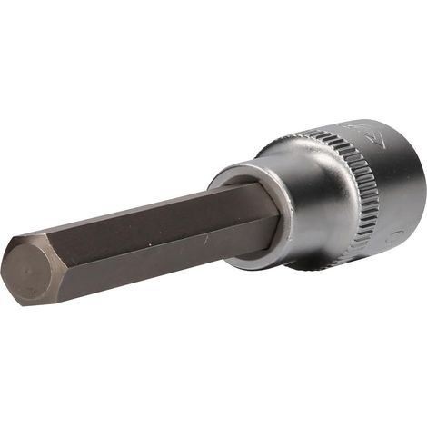 1 - Douille six pans creux - Acier chrome vanadium - Entraînement carré 1/2&34 - Longueur 100 mm - Taille 10 mm - Pour mécanique et bricolage - Chromé mat (1/5)