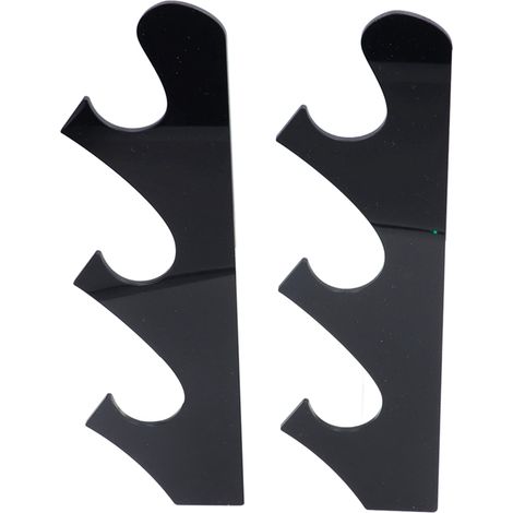 Support Murale pour Épée, Présentoir Épée Samurai, Rack de Rangement Arme Murale pour Maison - Noir (1/5)