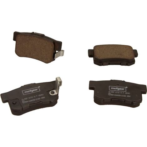 PLAQUETTES DE FREIN MAXGEAR SUZUKI ARRIÈRE SX4 06-/SEDICI (1/2)
