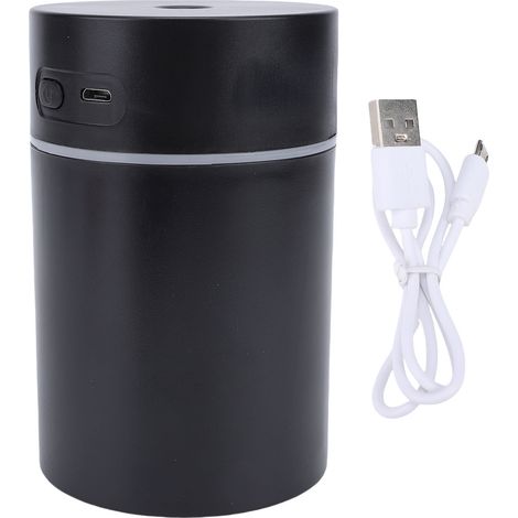 Humidifier with 2 Mist Modes Light 300ML USB Powered Humidifier for Desktop Bedroom Office Car Black (1/5)