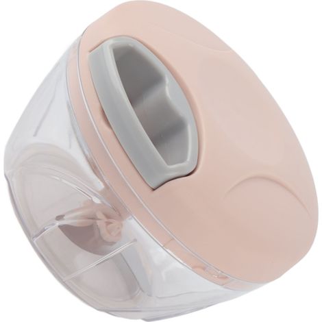 Hachoir Manuel 500ml Rose pour Légumes, Fruits et Viande avec Cordon - Accessoire de Cuisine (1/5)