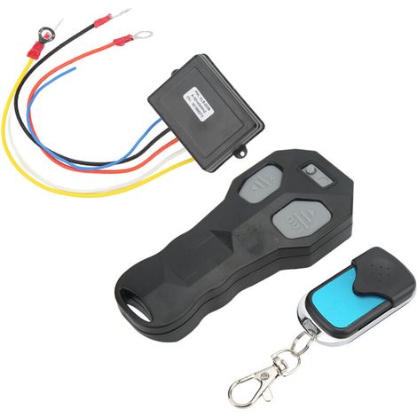 Control remoto inalámbrico para cabrestante de recuperación Bnineteenteam, kit de control remoto universal para cabrestante de 9-30 V, ajuste combinado de sellado con alcance de 75 pies para automóvil