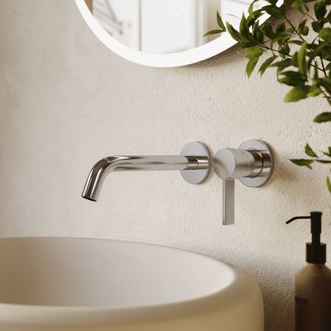 Robinet mitigeur de lavabo encastré - chrome - LOMAZOO - Kepler (1/5)