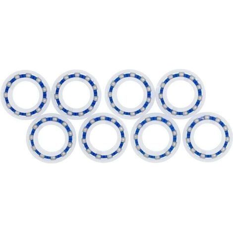 Lot De 8 Roulements À Billes Pour Roue Robot Nettoyeur Piscine Polaris 280 180 C60 Accessoires (1/4)