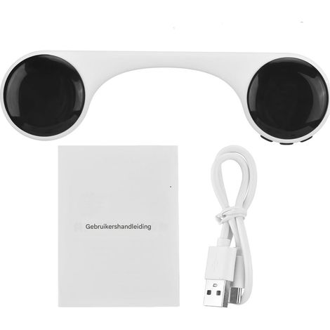 Enceinte Bluetooth pour le sommeil - Conduction osseuse - Aide au sommeil sous l'oreiller avec bruit blanc - 1 pièce - Pour adultes - Blanc (1/5)
