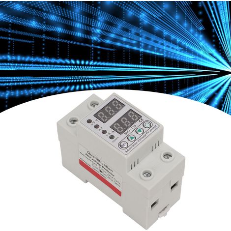 Intelligenter Überspannungs-/Unterspannungsschutz SVP-716 mit einstellbarer automatischer Rückstellung, Strombegrenzung und Zeitverzögerung, 220 V AC, 40 A (1/5)