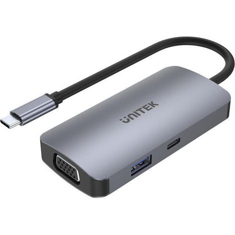 Unitek P5 Trio USB 3.2 Gen 1 (3.1 Gen 1) Type-C 5000 Mbit/s Gris (1/3)