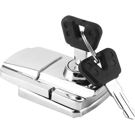 Moto Coffre Arrière Serrure Antivol avec 2 Clés Accessoires de Modification Compatible pour Big Sheep (1/5)