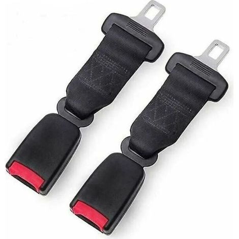Prolunghe per cinture di sicurezza auto da 23 cm, nere (2 pezzi) (1/5)
