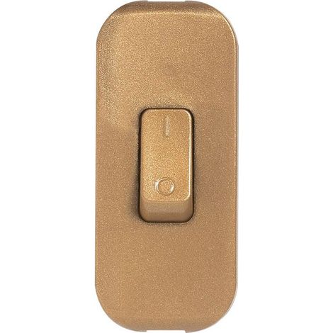 LEGRAND - Interrupteur lampe 2a vieil or s/c (1/4)