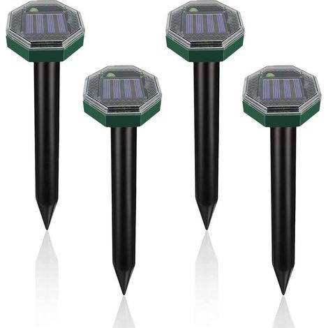 Solar garden lights, set of 2, stainless steel tubes, double layer, stars and moon, with LEDs, IP65 waterproof, ideal for lawns, sidewalks, terraces, balconies and landscaping decorations. (1/5)