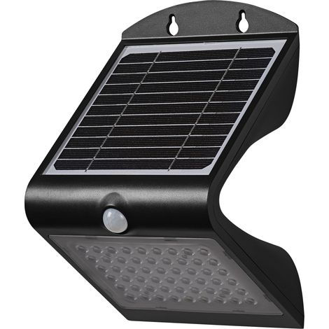 OSRAM Projecteur solaire ENDURA BUTTERFLY, noir, 4 W, 500 lm, détecteur de mouvement et de lumière, éclairage extérieur, batterie rechargeable, respectueux de l'environnement, longue durée de vie, ins (1/4)