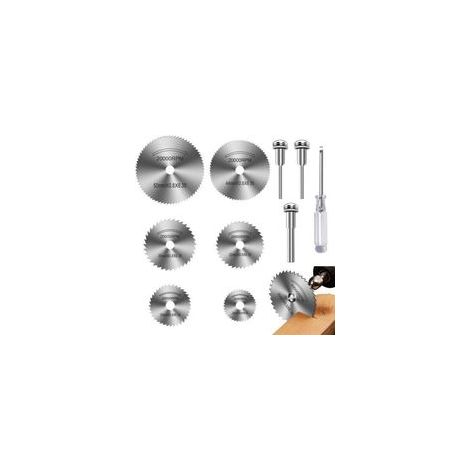 Disques de Coupe pour Dremel, HSS, Lame Mini Scie Circulaire pour Couper Bois, Plastique et Métal