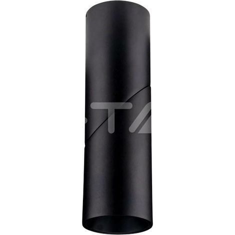 Soporte para foco LED V-TAC, montaje en techo, GU10, cuerpo negro (1/4)