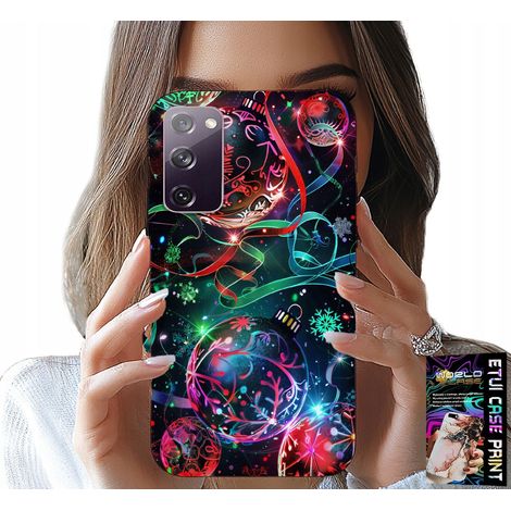 Custodia per Samsung Galaxy S20 FE - Palline di Natale, albero di Natale, custodia + lamina (1/5)