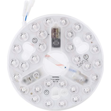 Eosnow Sostituzione LED LED da 5,3 pollici LED a ventola a soffitto 3000K 4200K 6500K 3 Dimmabile kit di retrofit rotondo da 15 w da 15 W da 95 a 265 V. (1/5)