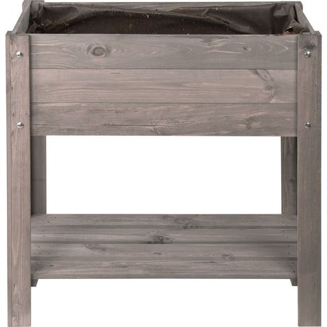 Hochbeet Anthrazit 80,5 x 40,0 x 78,5 cm (1/2)
