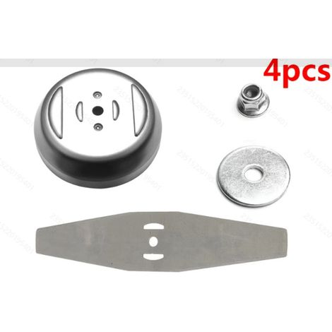 Kit 4 pièces : lame losange, support alu, écrou et rondelle pour débroussailleuse lithium (1/5)