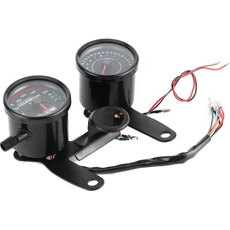 Compteur kilométrique universel à LED pour moto, tachymètre, indicateur de vitesse, 12 V (1/5)
