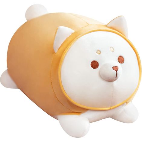 Grande peluche oreiller 40cm, animal en peluche doux et mignon, coussin décoratif anime pour enfants, jouet câlin moelleux (1/5)