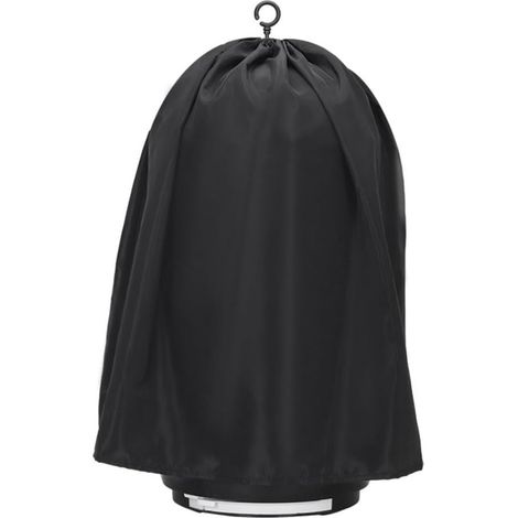 Housse de Protection pour Cage a Oiseaux et Perroquets,pour Cages Rondes de 30 a 40 cm de Diamètre et 65 a 70 cm de Hauteur,sans Cage,en Polyester,Imperméable,Coupe Vent,Occultante (1/5)